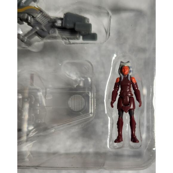 Star Wars Micro Galaxy Asoka Tano With Speeder Bike Series 1 Open Box New - Picture 2 of 8